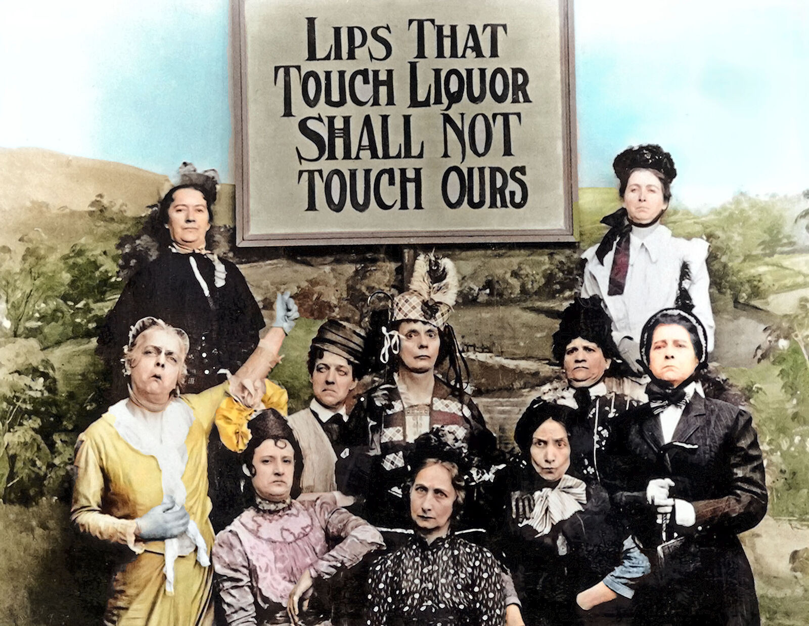 Lips That Touch Liquor, Prohibition Vintage Photo 8.5\