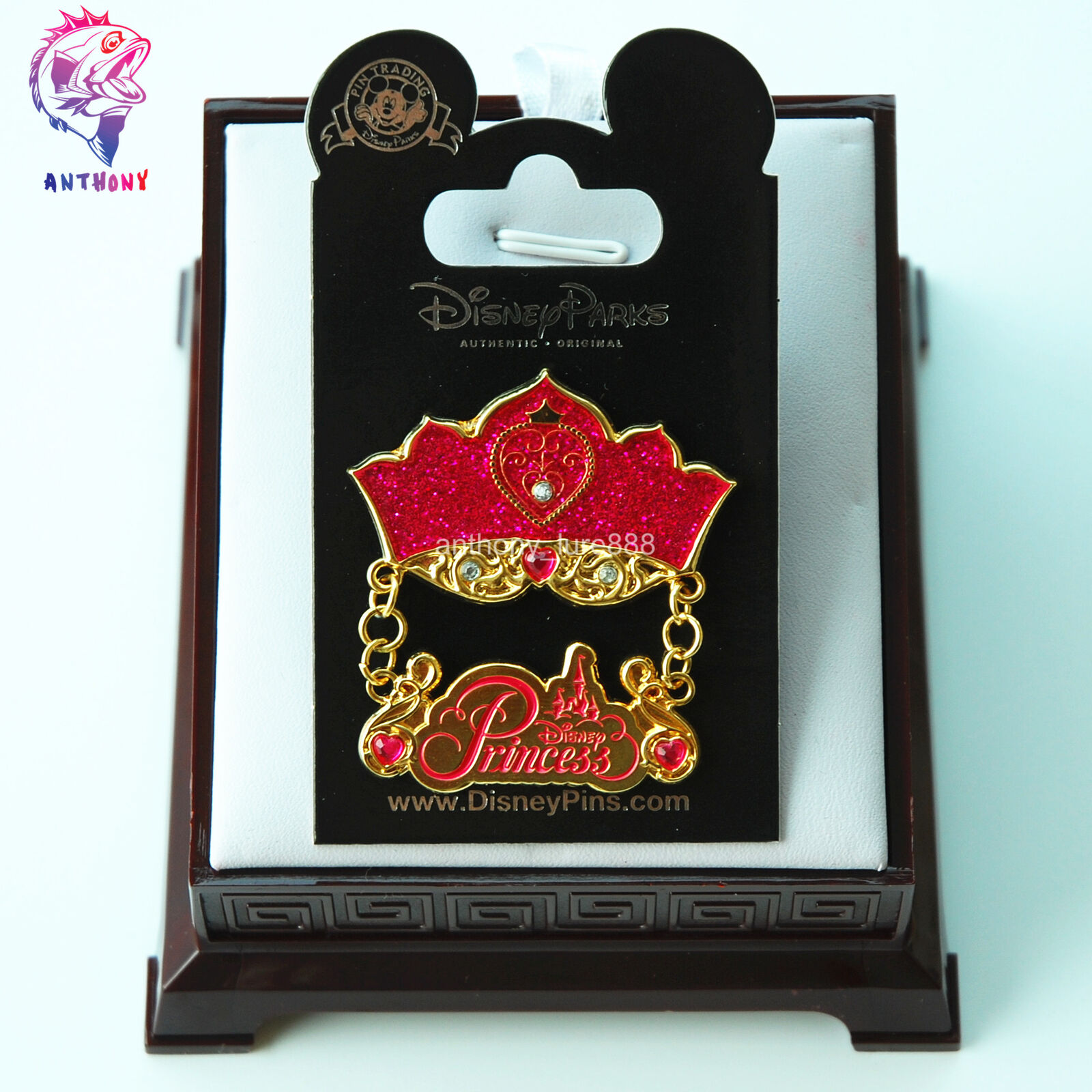 Shanghai Disney Pin Crown Princess Pedant Cute Pins SHDR Disneyland Park Resort