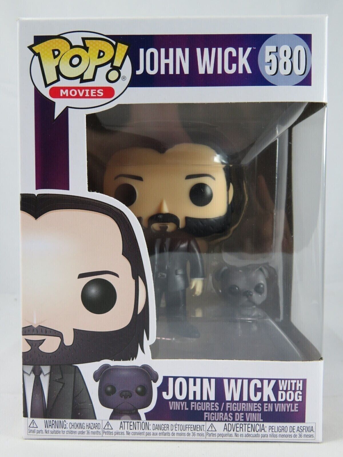 Funko POP John Wick Vinyl Figure 580# John in Suit With Dog Buddy NEW IN BOX
