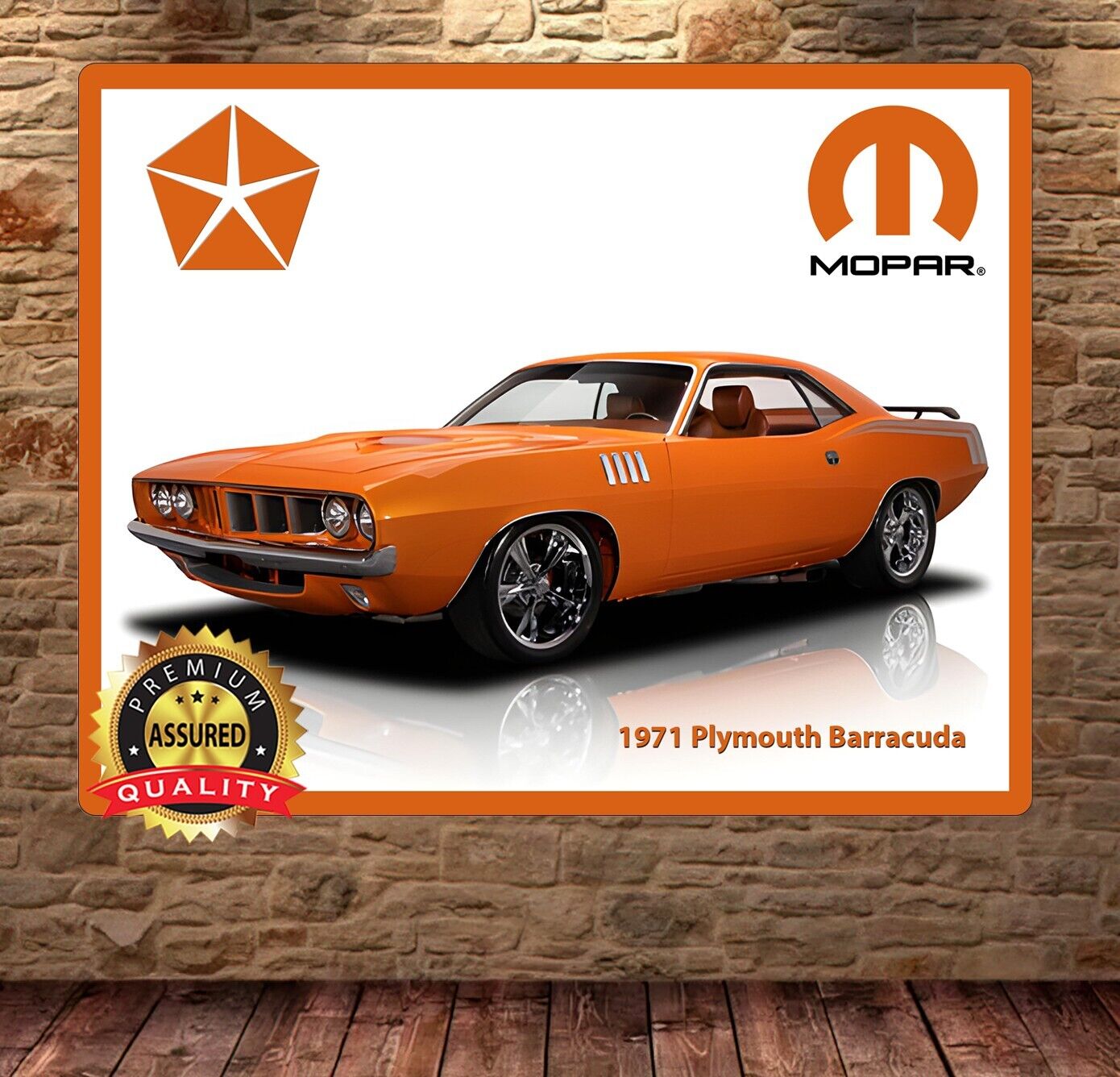 1971 Plymouth Barracuda - Mopar - Metal Sign 11 x 14