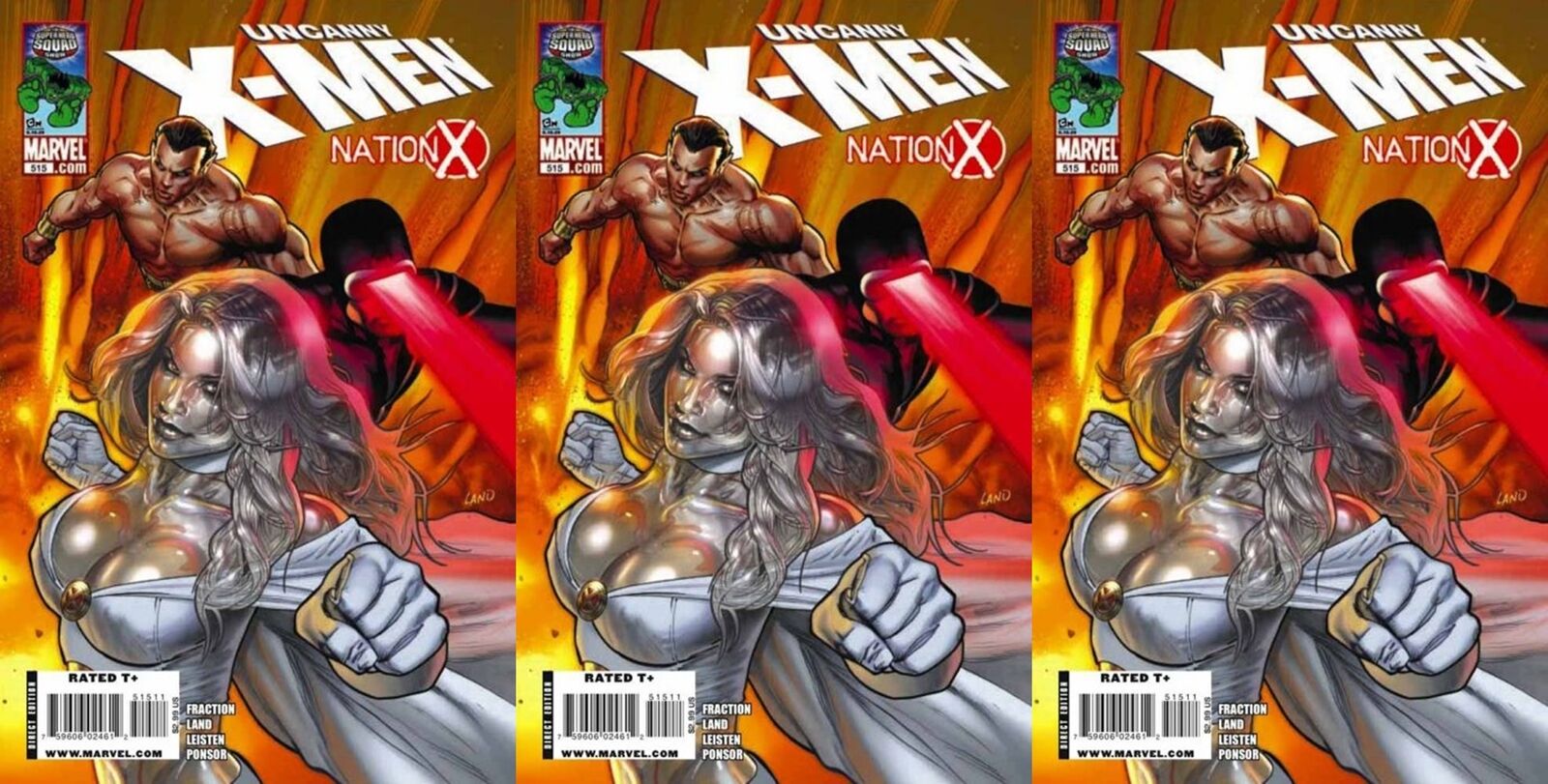 The Uncanny X-Men #515 Volume 1 (1981-2011) Marvel Comics - 3 Comics