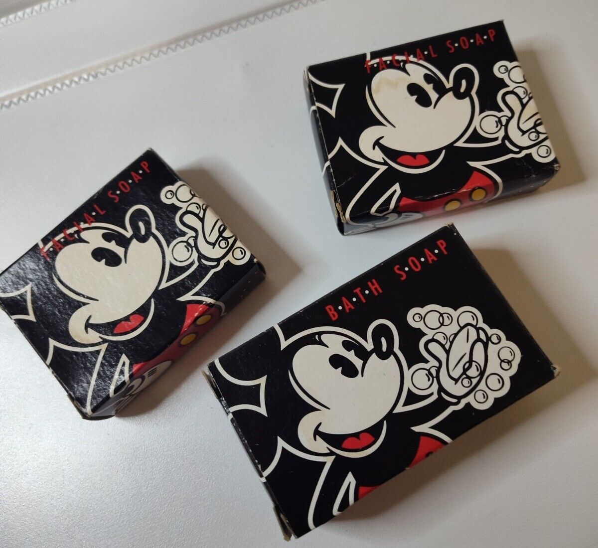 Walt Disney World Resorts Mickey Hand & Bath Soaps Lot of 3 New in box 