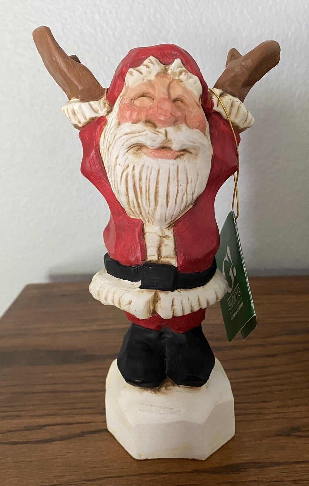 Vintage NWT David Frykman Happy Santa “Oh, the Joy” 1994