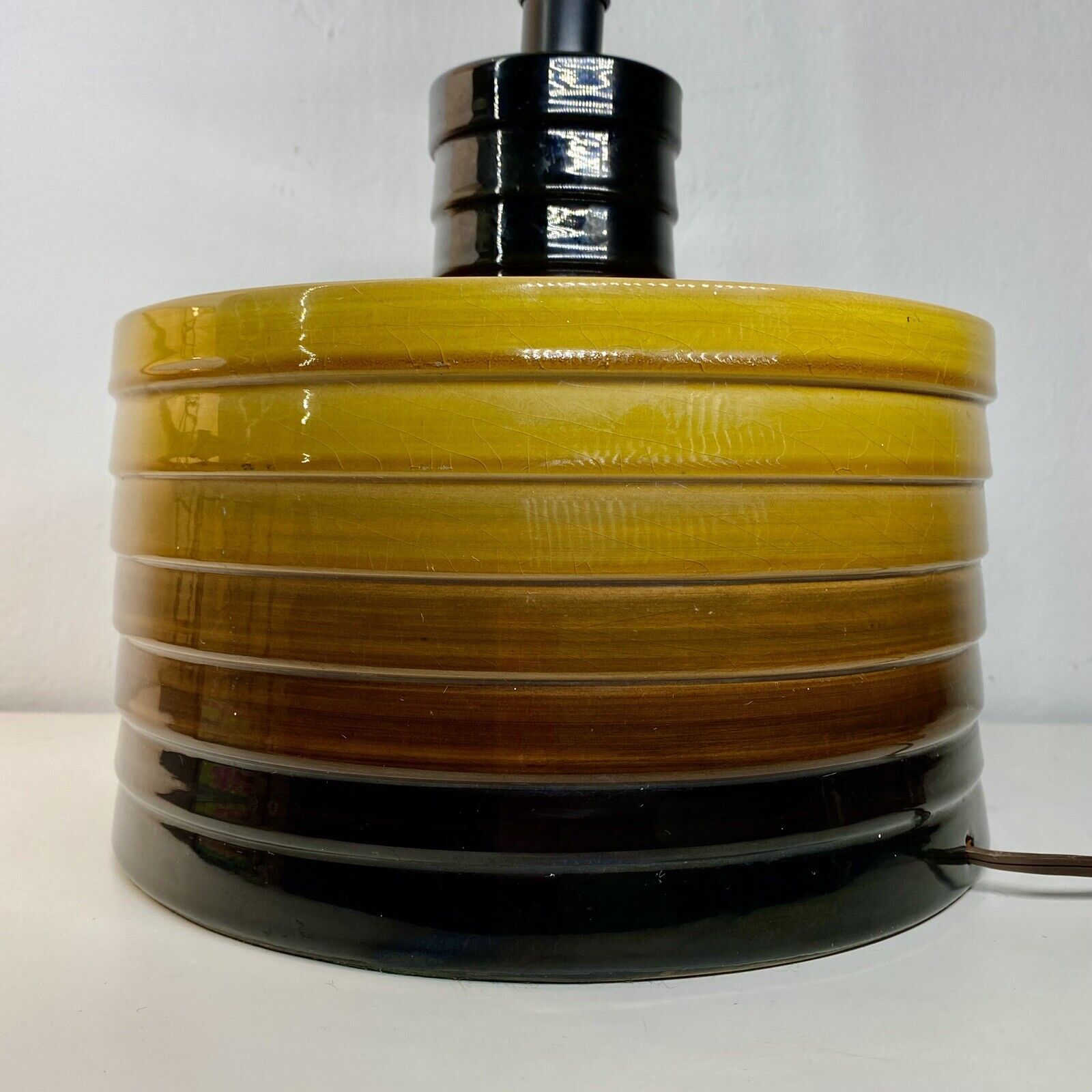 BITOSSI for RAYMOR Table Lamp ALDO LONDI VTG Italian MCM Ceramic 60s -70s Boho