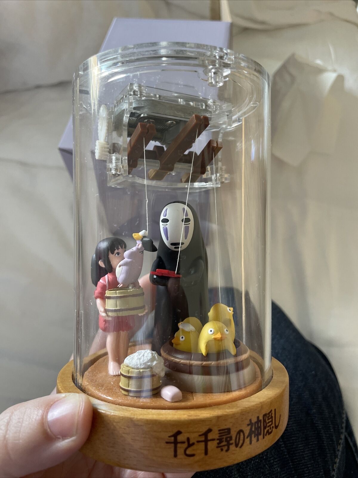 Studio Ghibli Spirited Away Puppet Music Box height of about 13.5cm