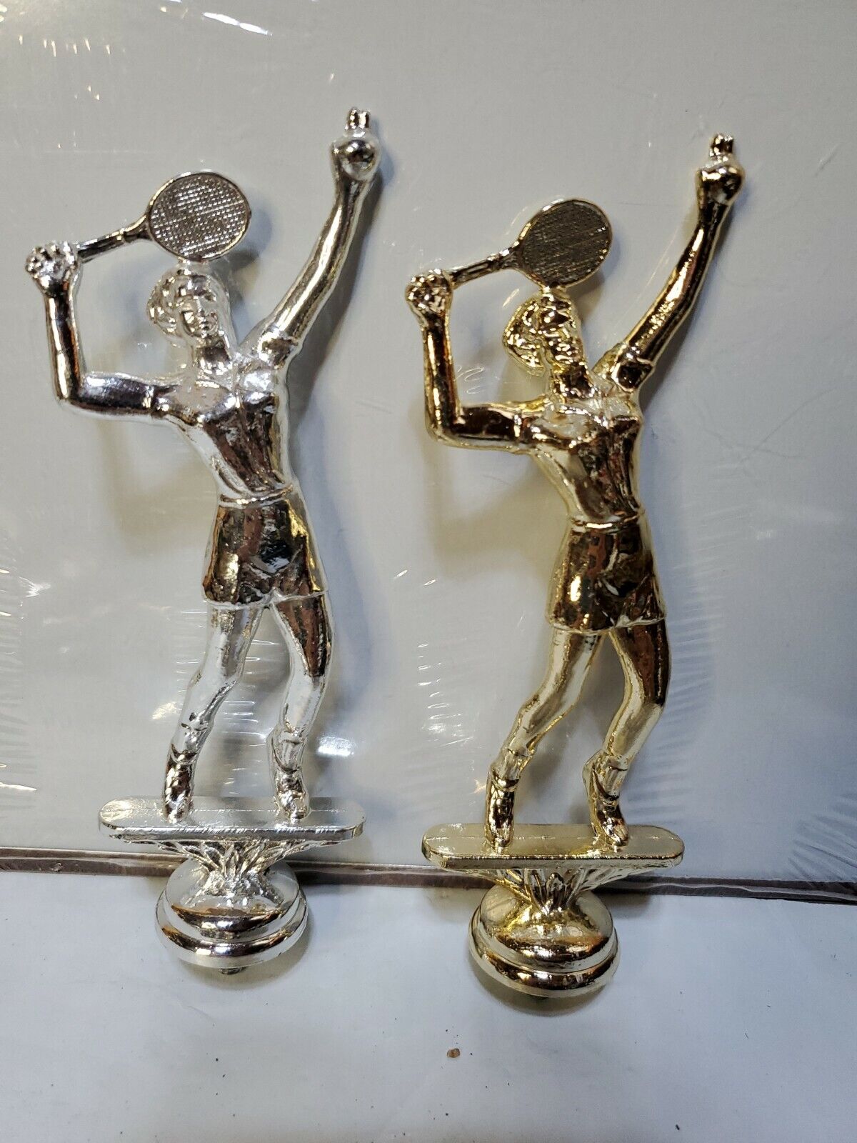 2 X-large GOLD Silver METAL Female 6\