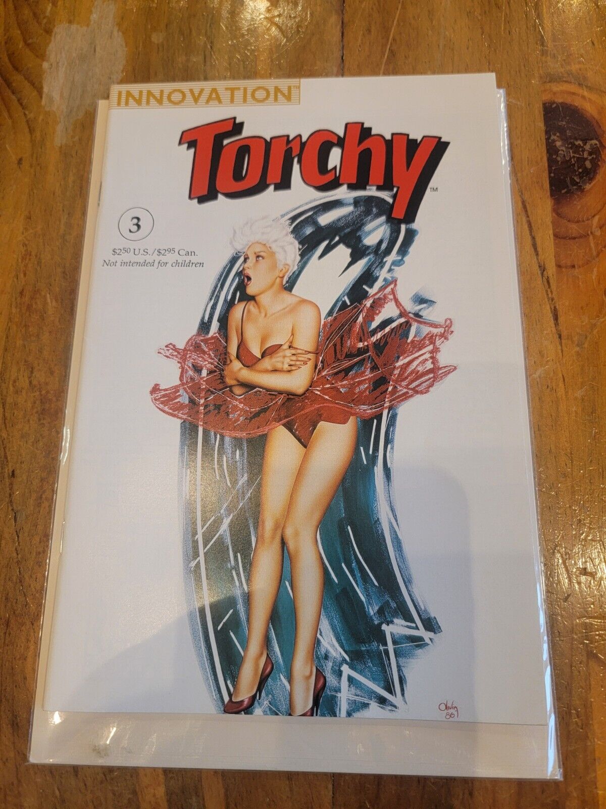 Torchy #3 (1991): Olivia De Berandinis Front Cover Painting Innovation VF