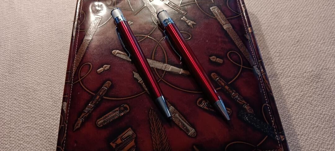 Red Retro 51 Pen and Pencil Set