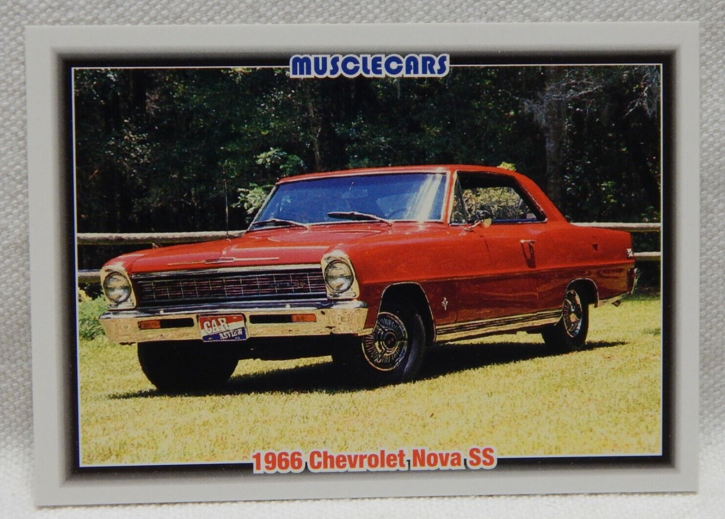 1966 CHEVROLET NOVA SS TRADING CARD #25