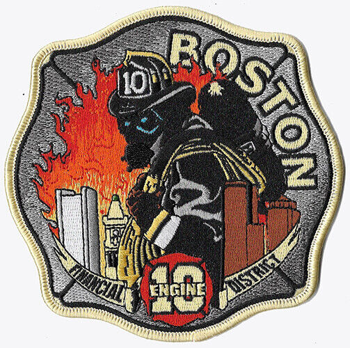 Boston Engine 10 Financial District NEW  Fire Patch