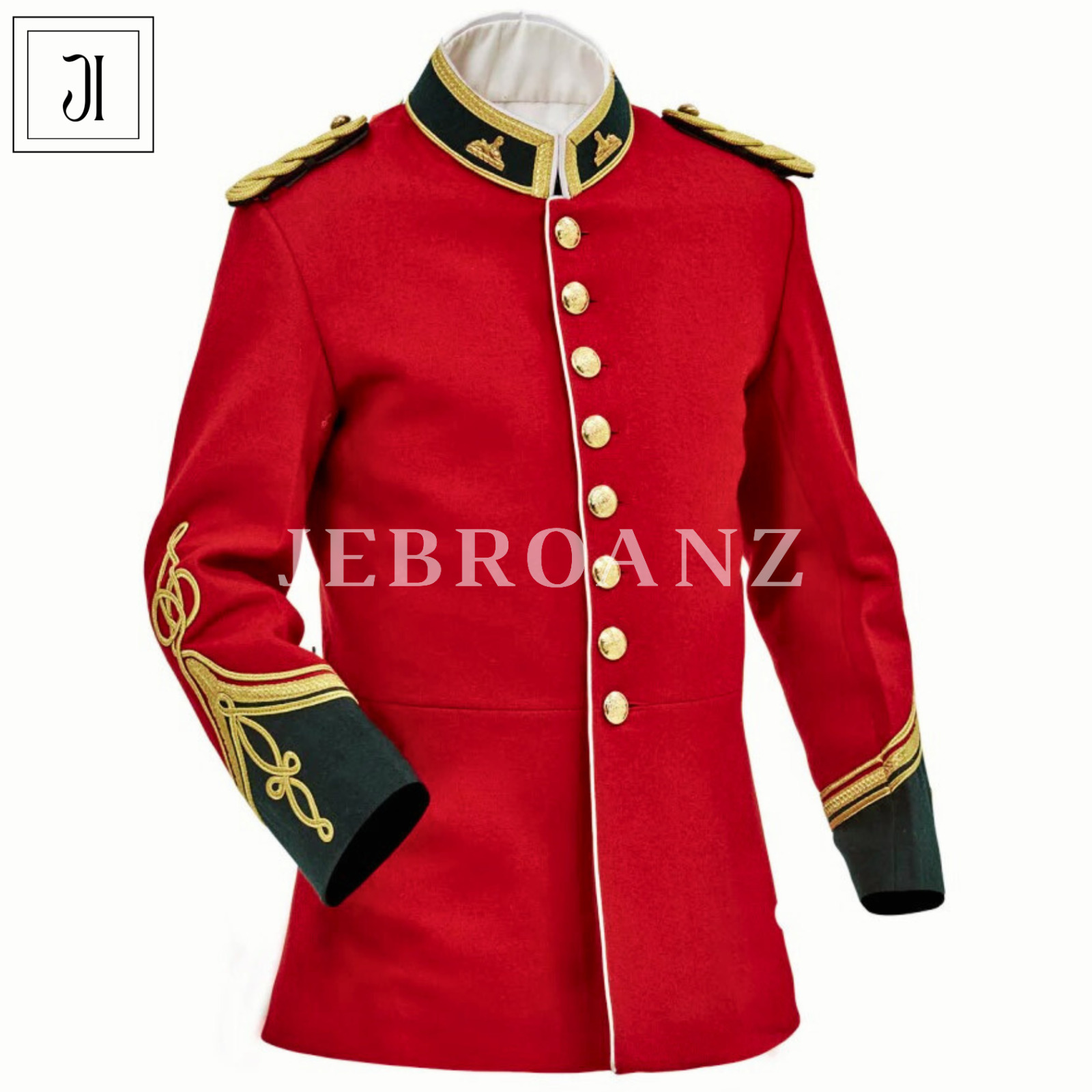 New British Empire 1879 Anglo Zulu War officers tunic circa Jacket & Epaulettes