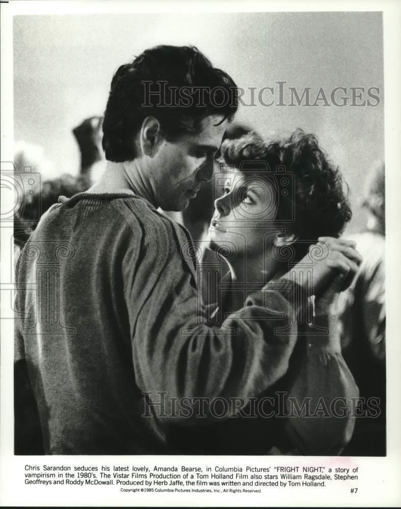 1985 Press Photo Chris Sarandon and Amanda Bearse star in \