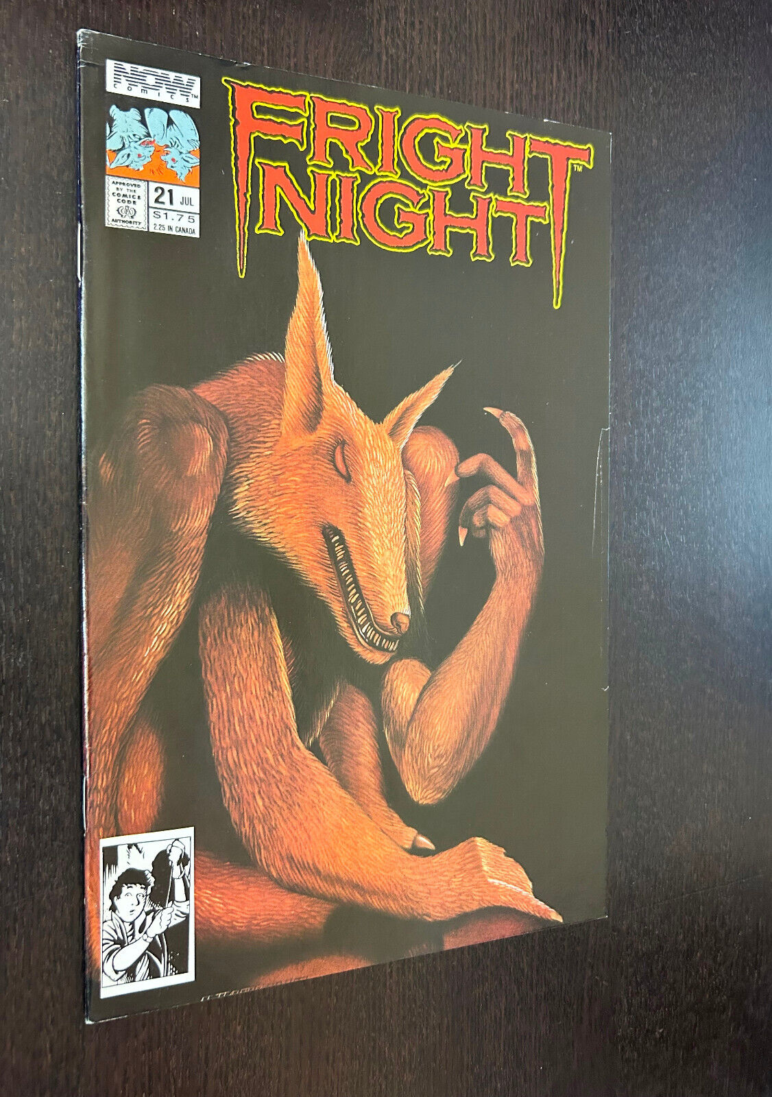 FRIGHT NIGHT #21 (Now Comics 1990) -- Horror -- FN