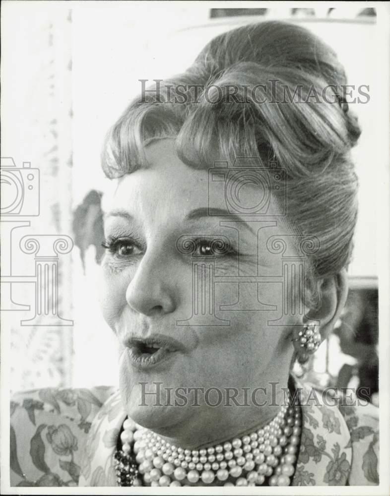 1967 Press Photo Actress Mary Martin - nei08578