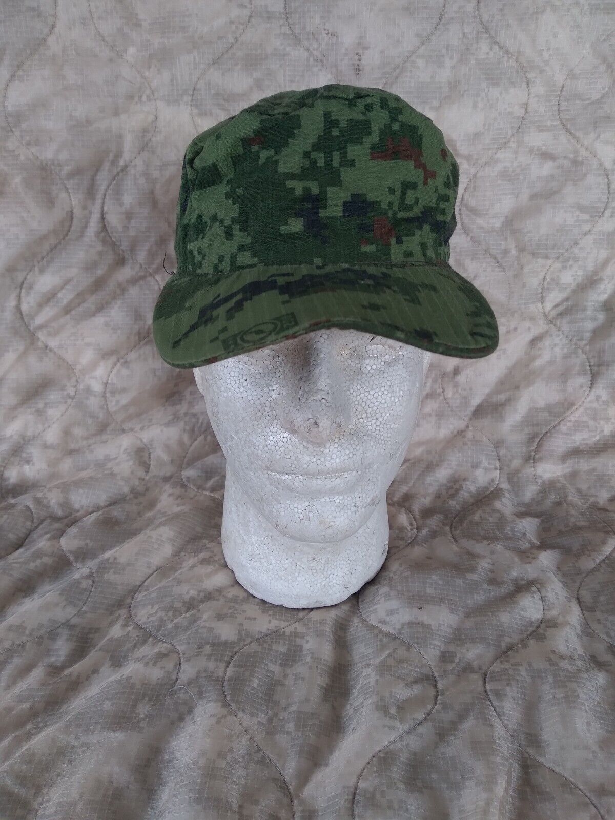 Mexican Army War on Drugs Digital Camo Field Cap. Size 52, Rare