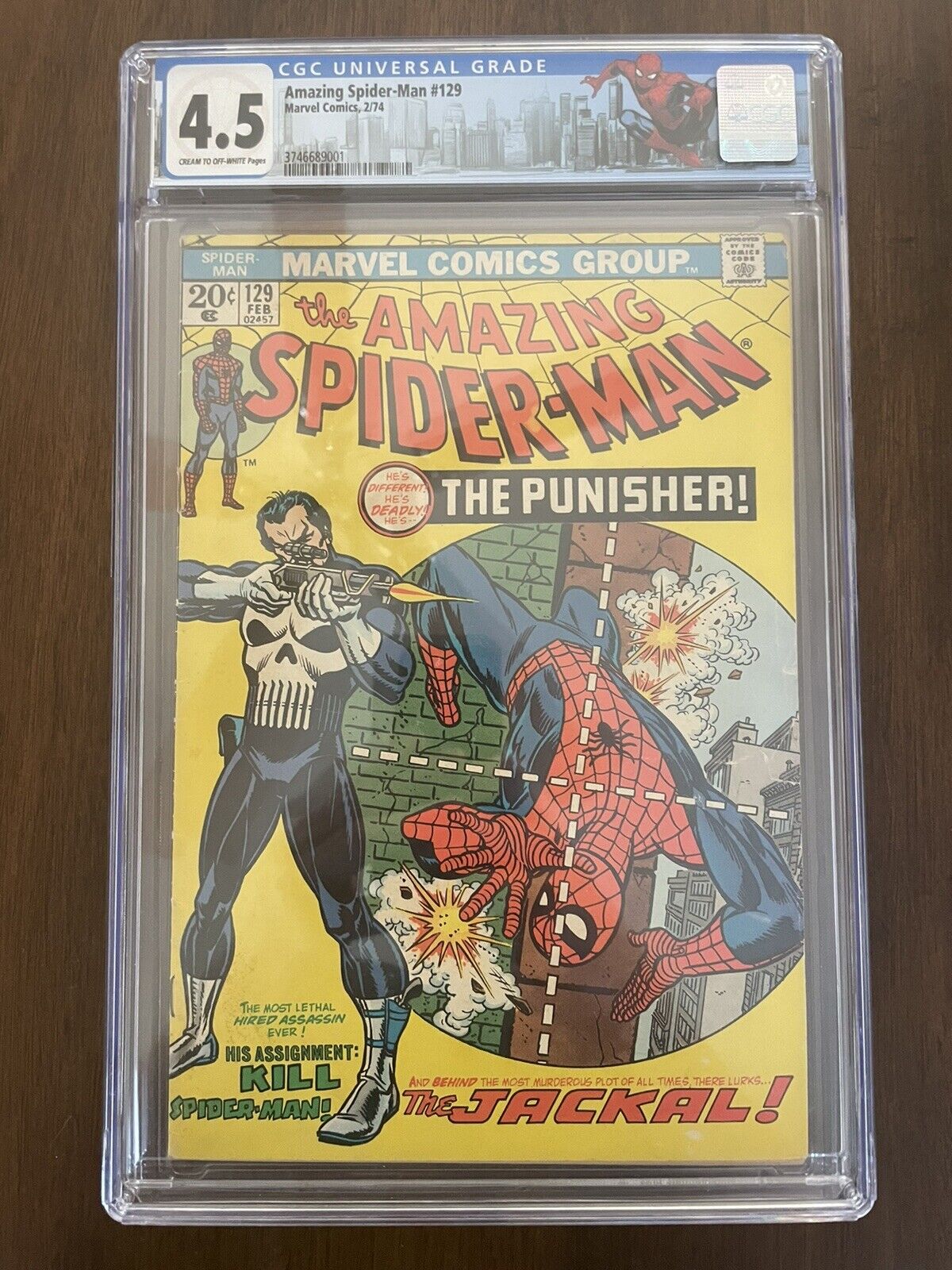 Marvel Amazing Spider-Man #129 CGC 4.5 First Punisher