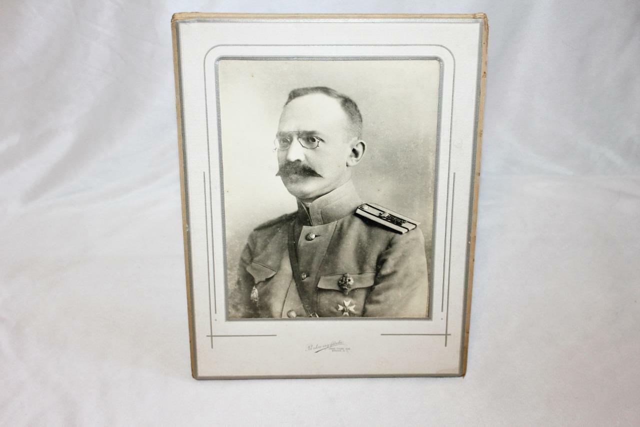 Rare Pre WW1 Decorated Military Officer German or French Matted 10 x 8 #2