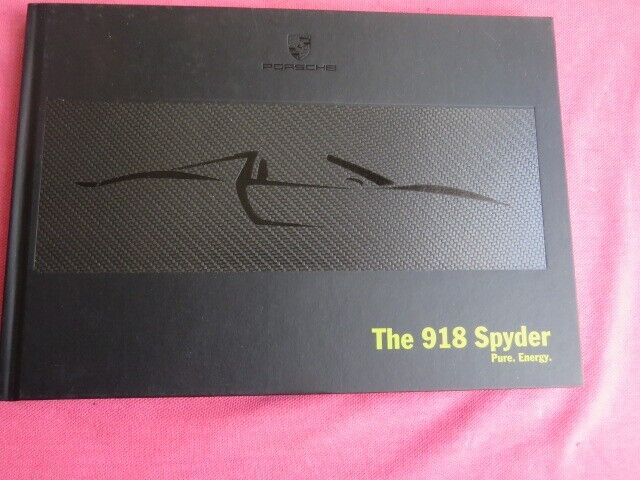 Porsche Hardcover Book / Brochure The 918 Spyder 2013 Edition