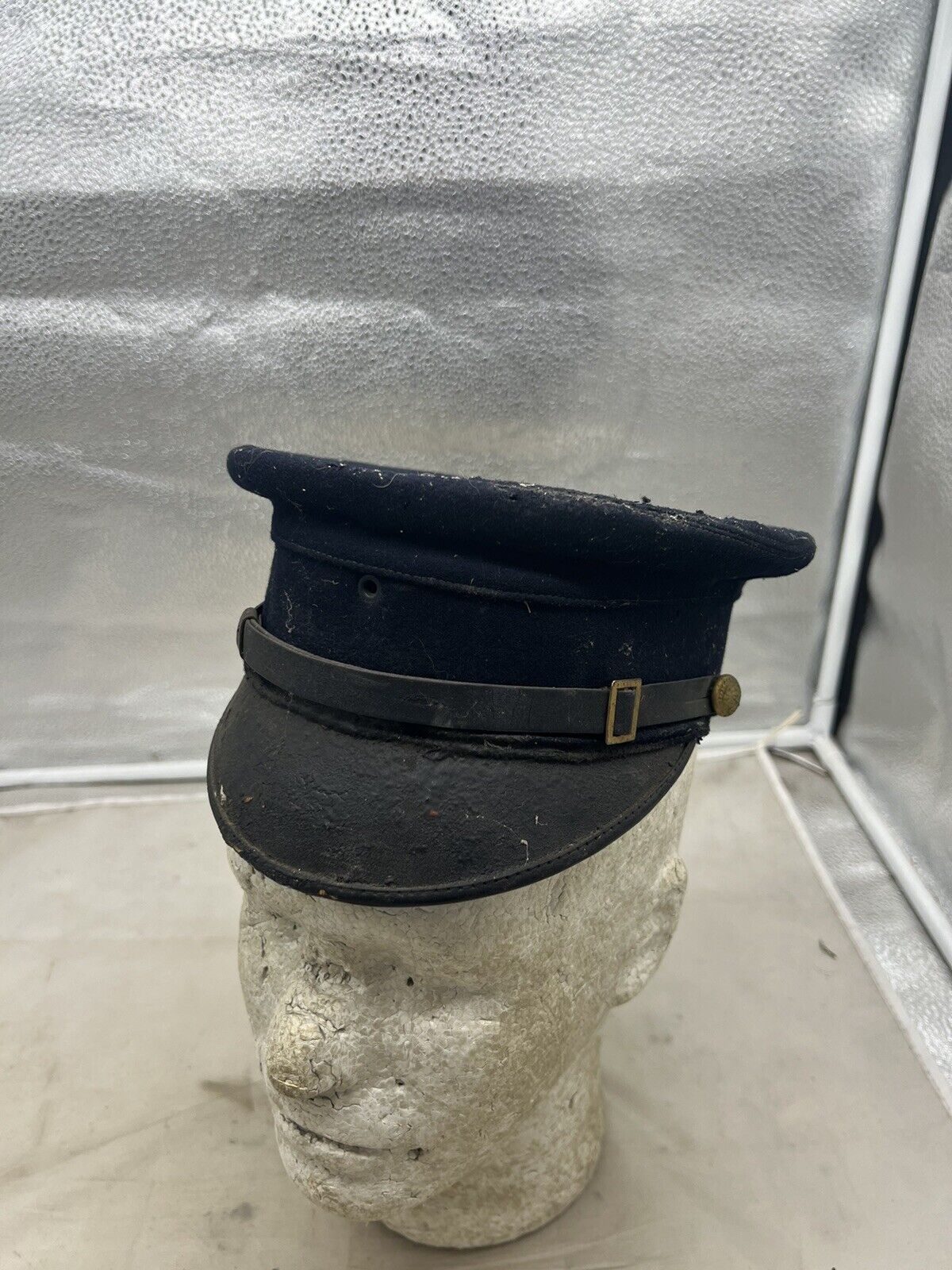 Pre-WW1 US Marine Corps Enlisted Blue Visor Hat (U941