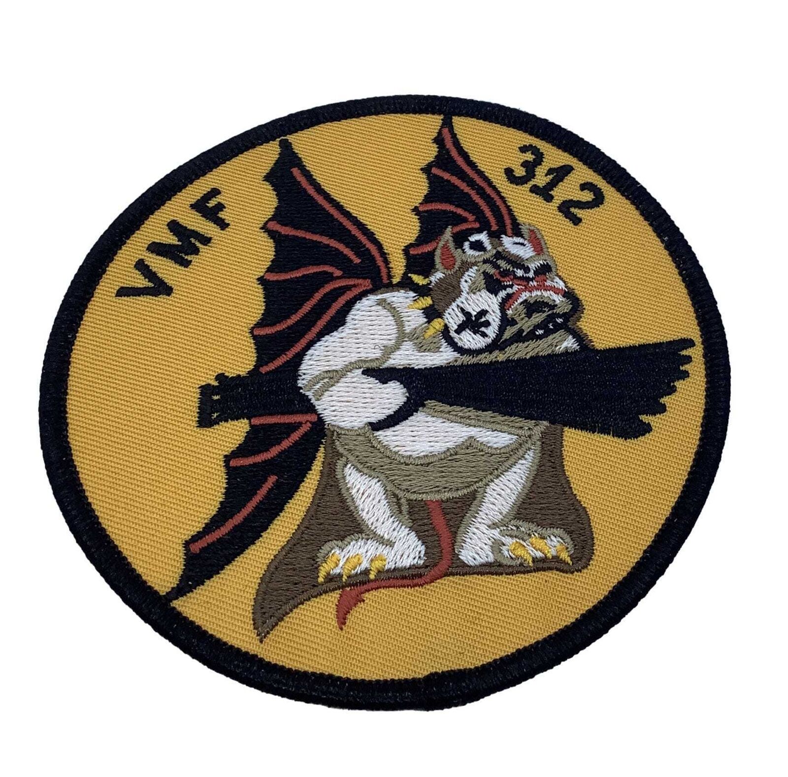 VMF-312 Checkerboards Patch- Plastic Backing
