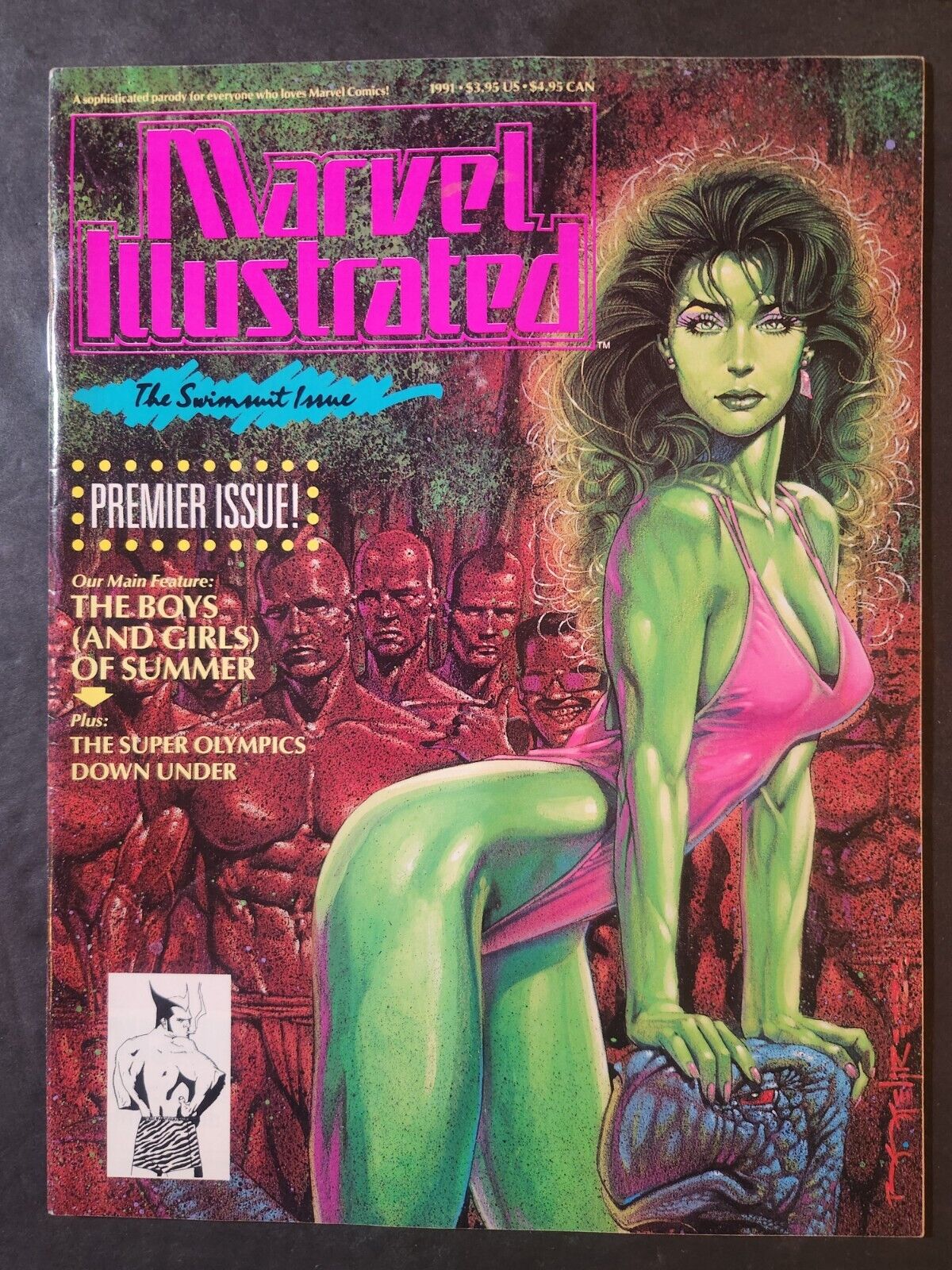 MARVEL ILLUSTRATED: SWIMSUIT ISSUE #1 MARVEL MAGAZINE 1991 GGA SHE-HULK MJ VF