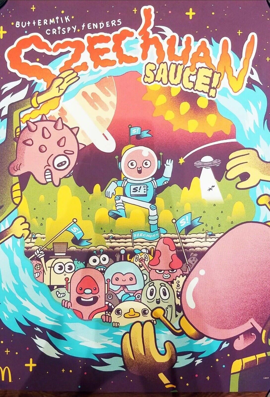mcdonalds szechuan sauce poster 365/1000