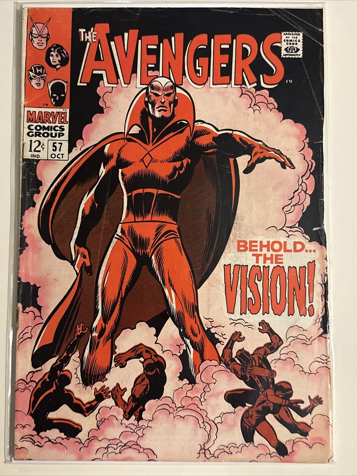 Avengers #57 1968 Key Marvel Comic Book 1st Appearance Of Vision 2nd App Ultron
