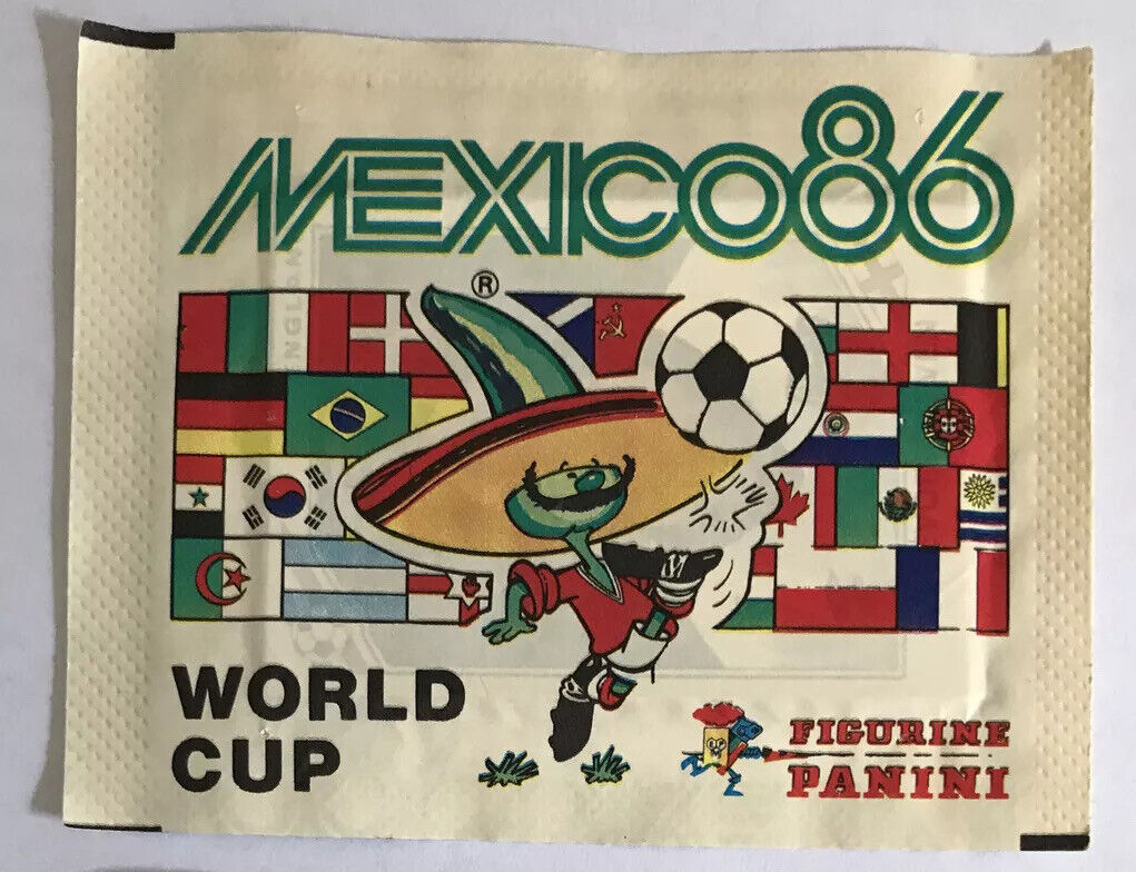 Original Bustina Panini Foot Mexico City 86 World Cup Case