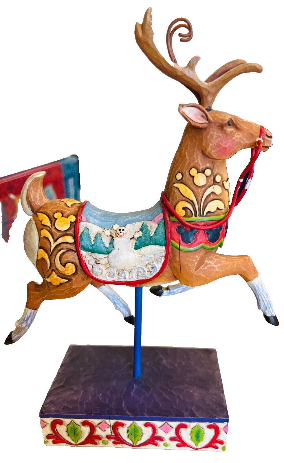 Jim Shore Disney Traditions Disney Dasher Reindeer Figurine 4008065 Box, Retired