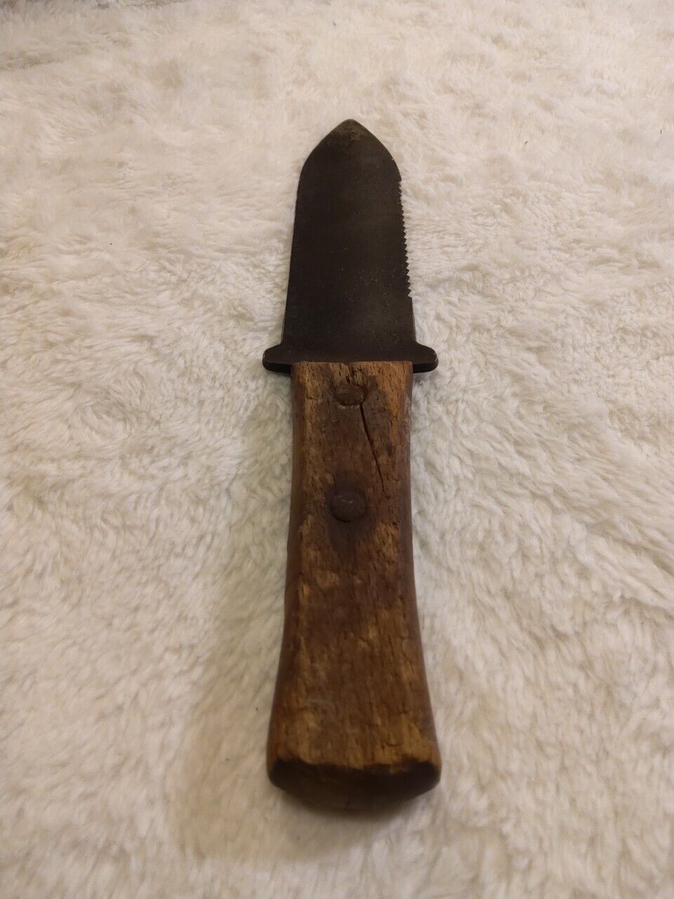 Vintage Hori Hori Knife With The Wood Handle