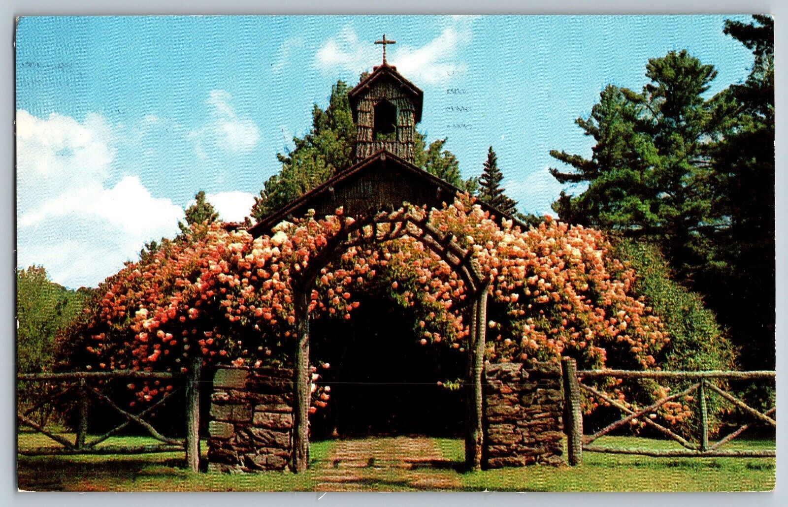 Linville, North Carolina NC - All Saints Episcopal Church - Vintage Postcard