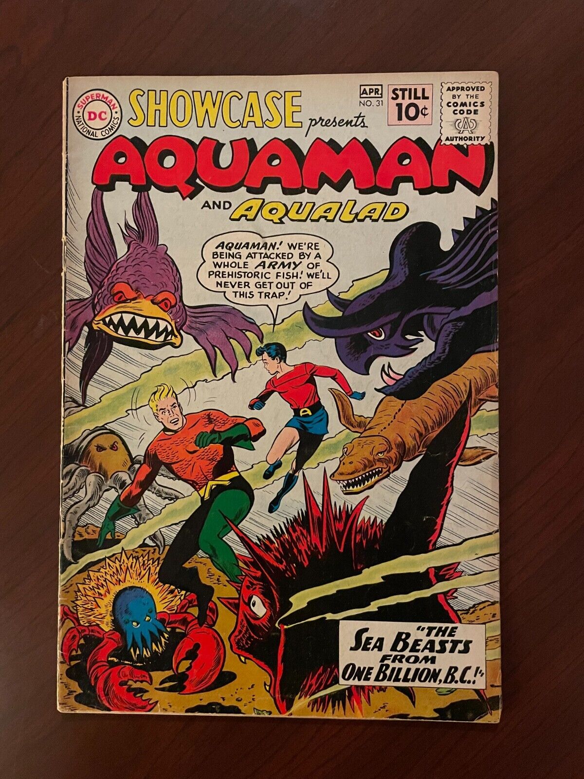 Showcase #31 (DC Comics 1961) Silver Age Aquaman Aqualad 4.0 VG