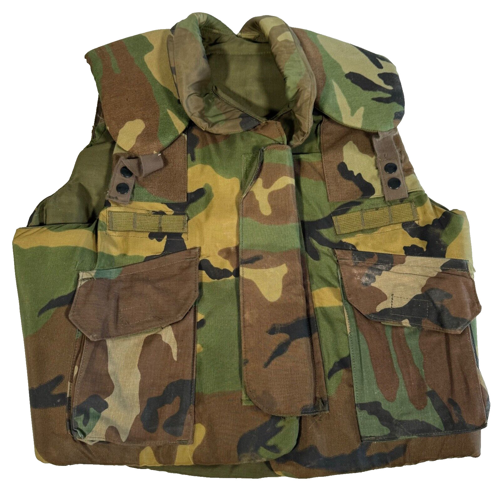 USGI US Army PASGT Protective Vest Flak Jacket Woodland Size Medium