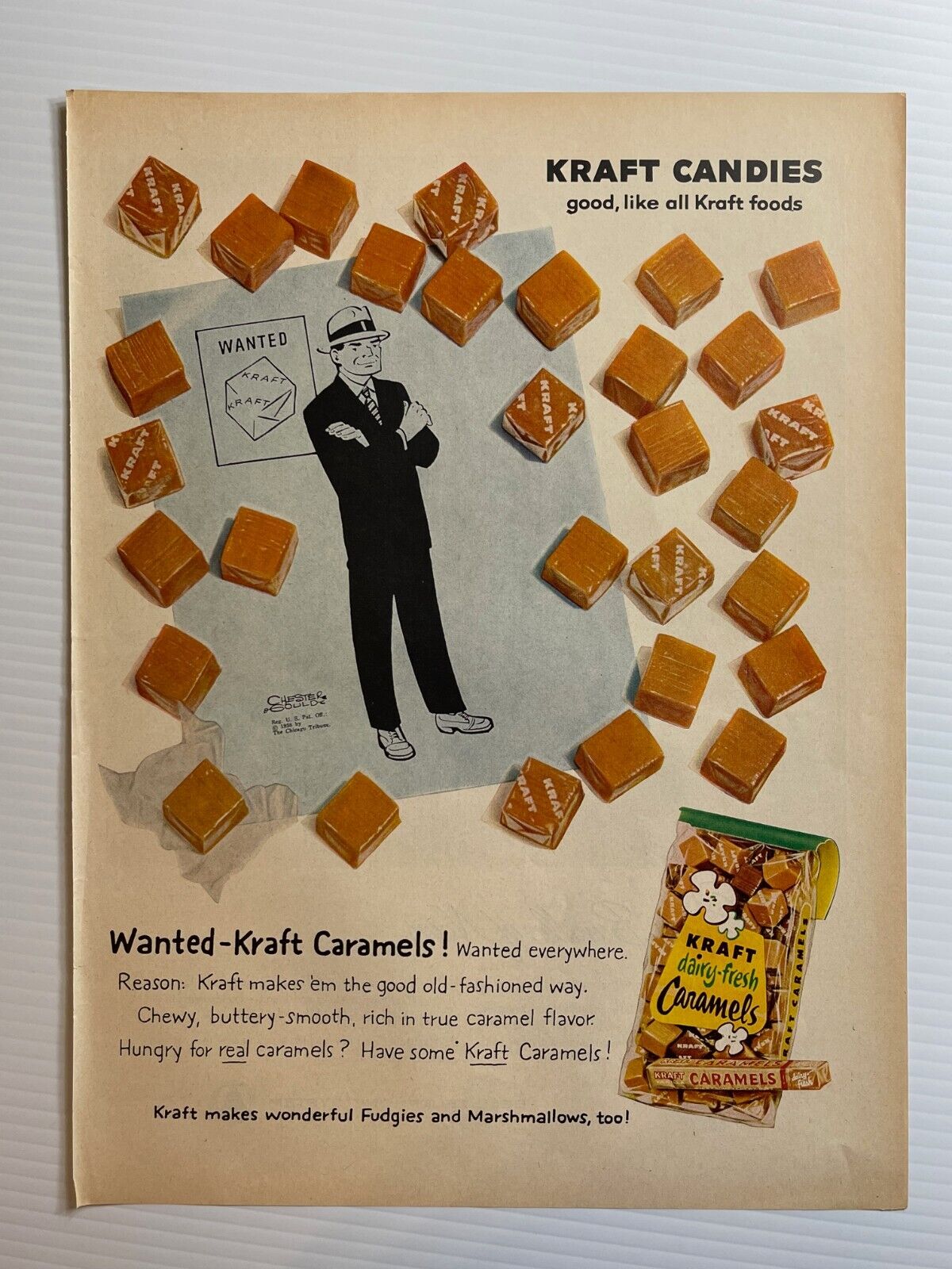 1959 - Kraft Candies Dairy Caramels \