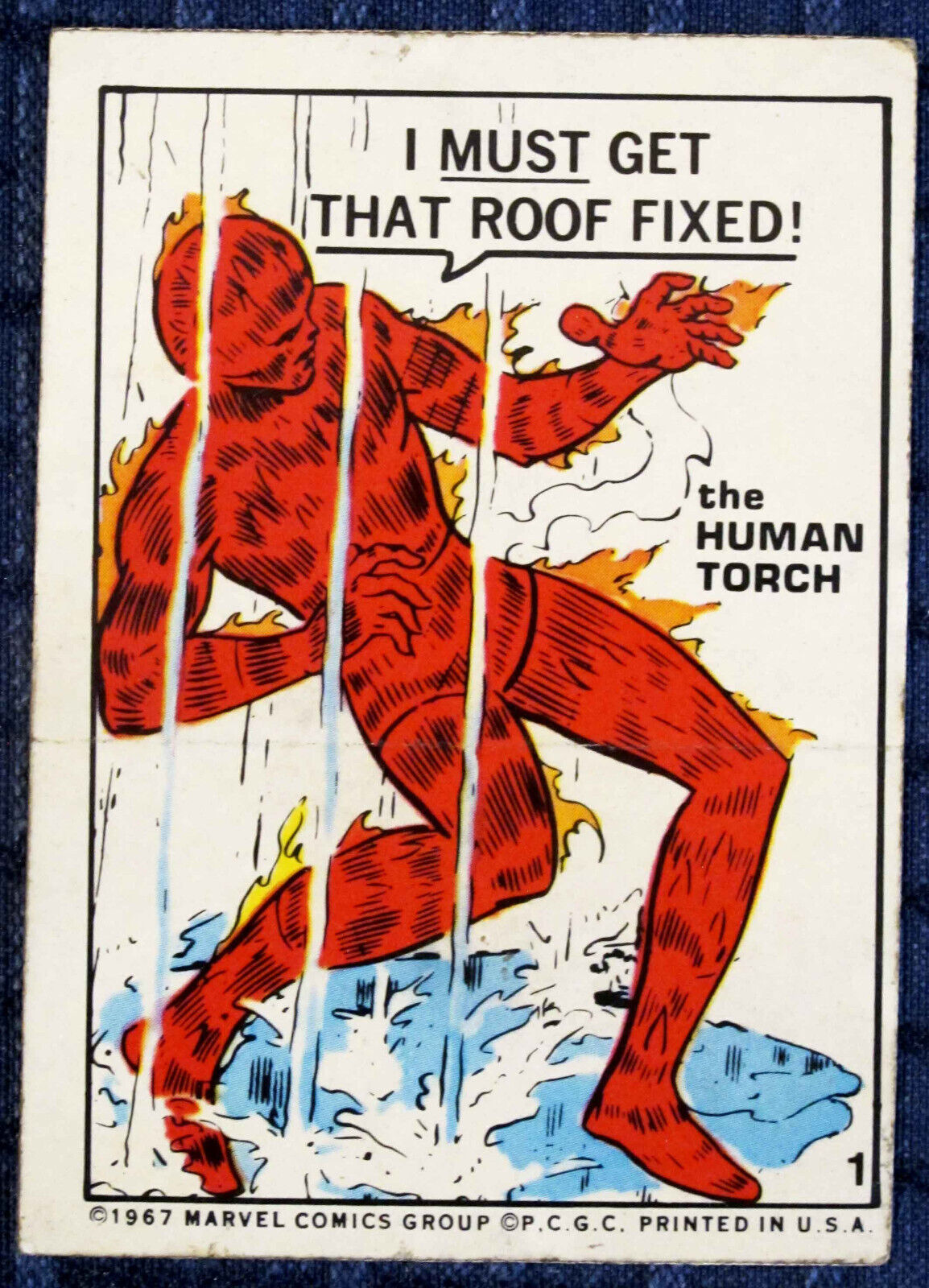RARE 1967 Philadelphia Gum Co. Marvel Super Hero Stickers You Pick Singles #1-55