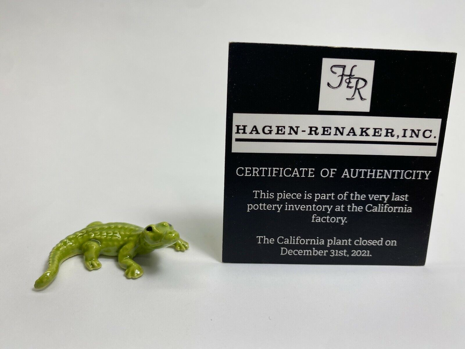Hagen Renaker #135 852 NOS Ma Alligator 2021 Last of the Factory Stock 