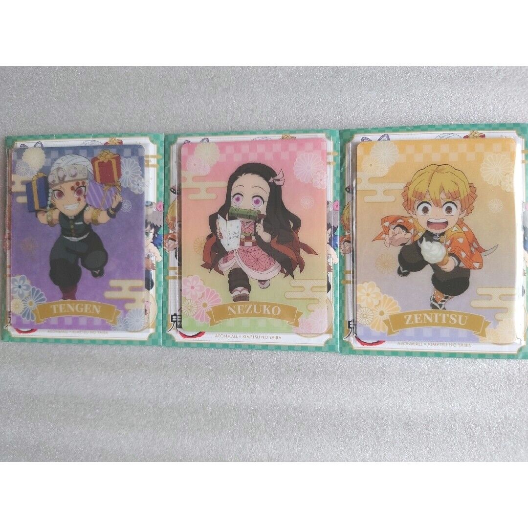Demon Slayer: Kimetsu No Yaiba Aeon Mall Random Card 3 Piece Set