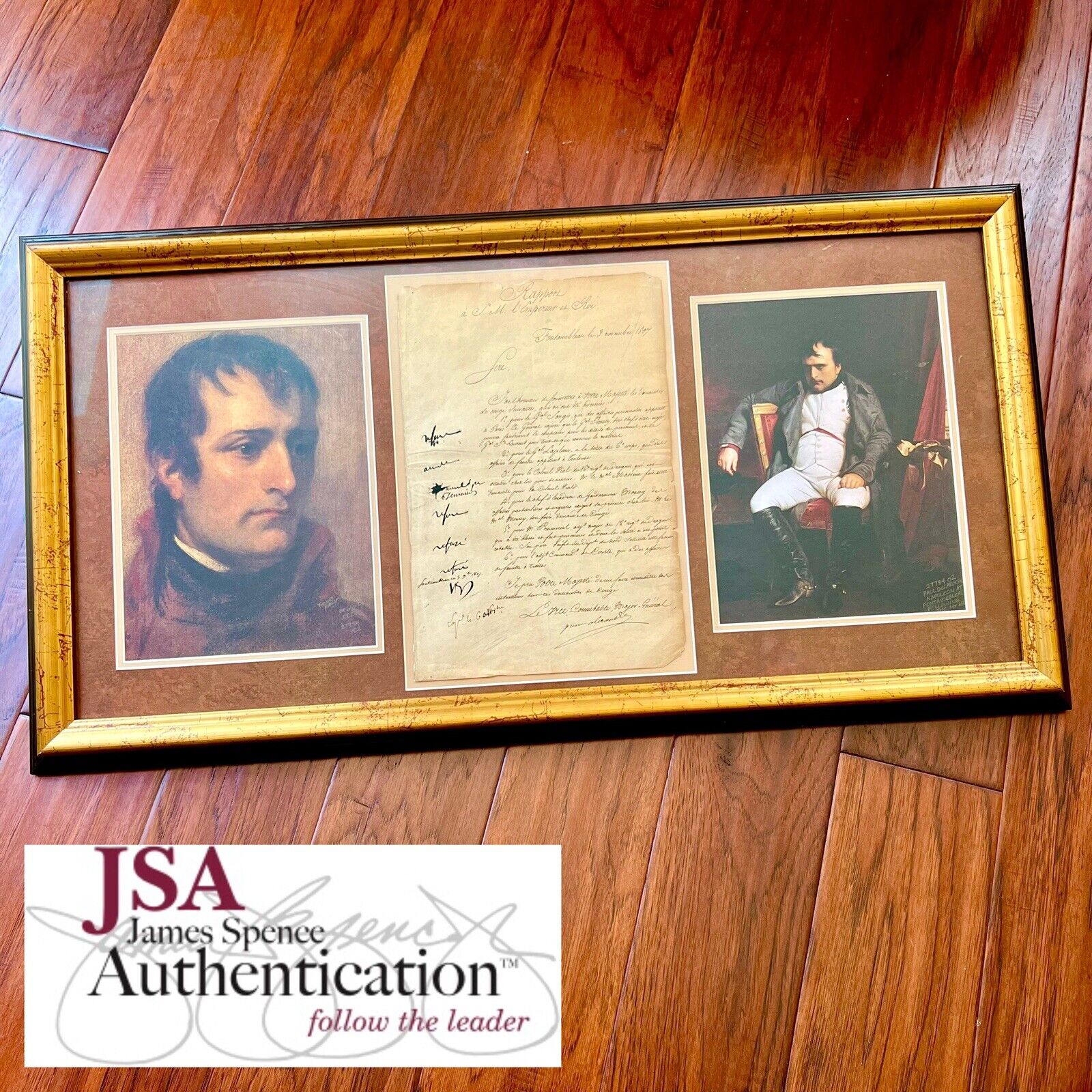 NAPOLEON BONAPARTE * JSA LOA * Signed Requests For Leaves of Absence Autograph