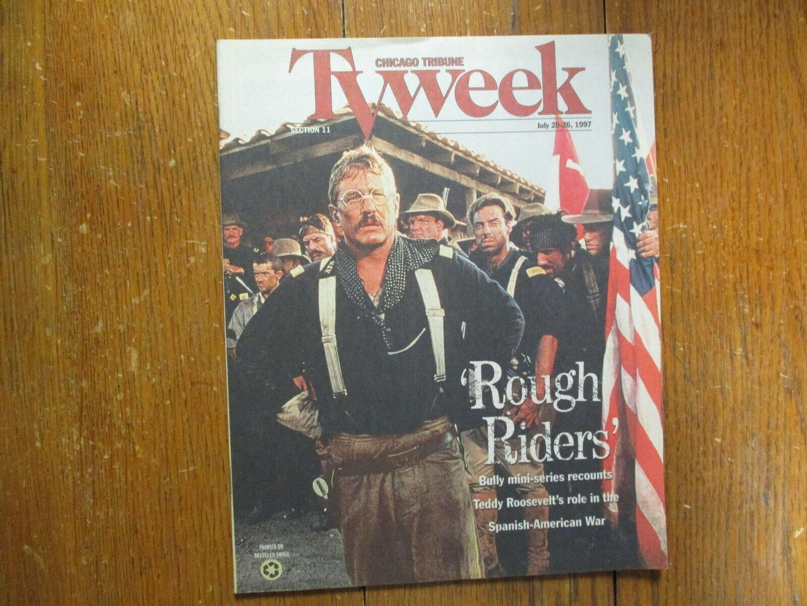 July 20-1997 Chicago Tribune TV Week Magaz(ROUGH RIDERS/TOM BERENGER/JOHN MILIUS