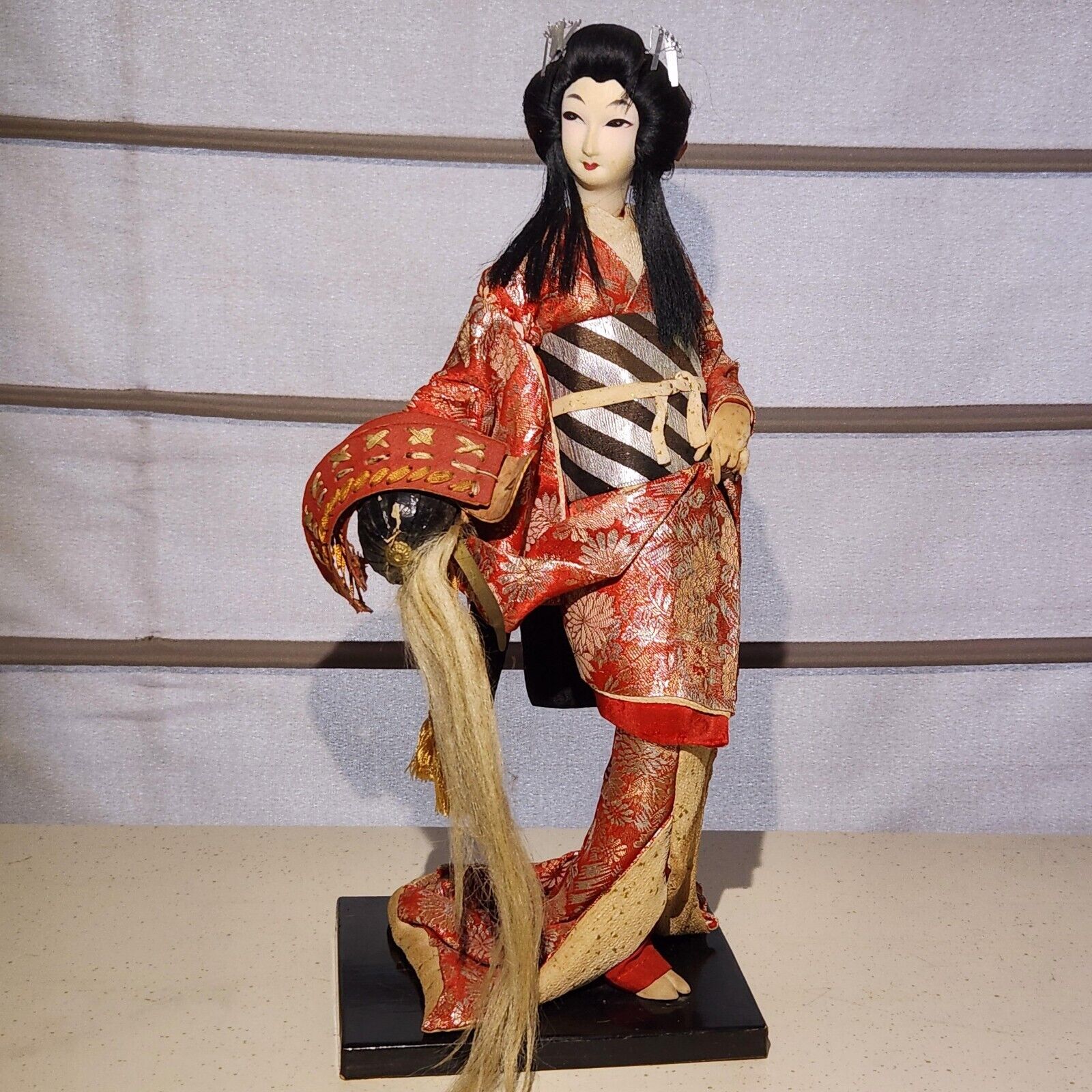 VTG Japanese Geisha Doll 17\