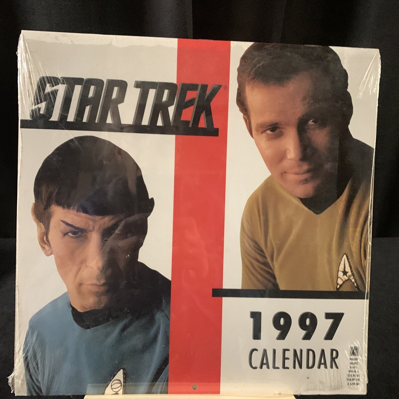 FACTORY SEALED Vintage Star Trek Original Series 1997 Wall Calendar Centerfold