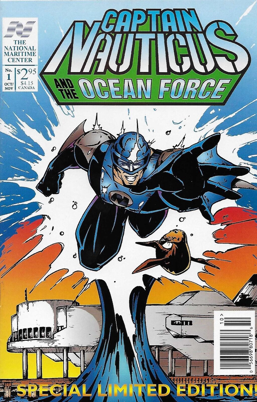 Captain Nauticus And the Ocean Force #1 (Newsstand) VF/NM; National Maritime Cen