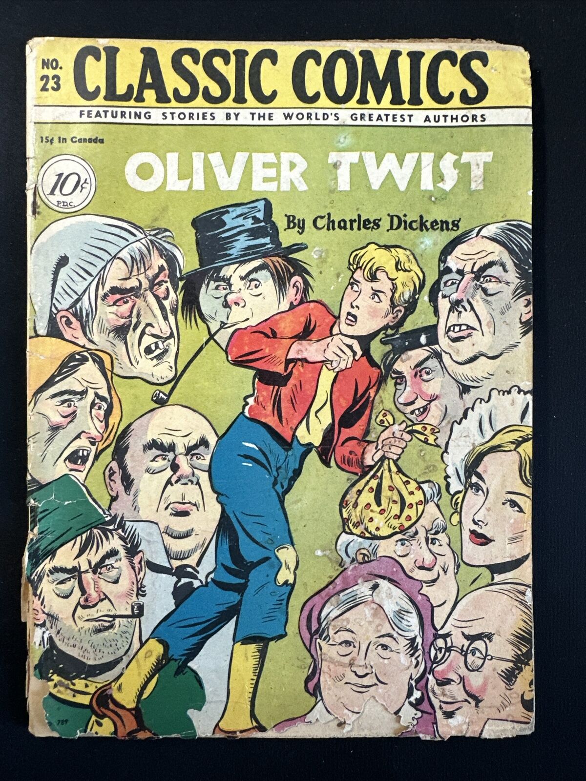 Oliver Twist #23 1st Edition Classic Illustrated Comics HRN 23 Golden Age Fair