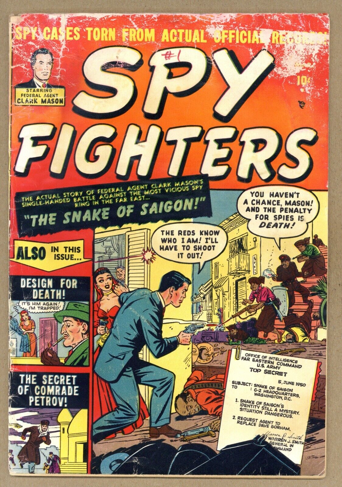 Spy Fighters #1 FRG Tuska CLARK MASON \