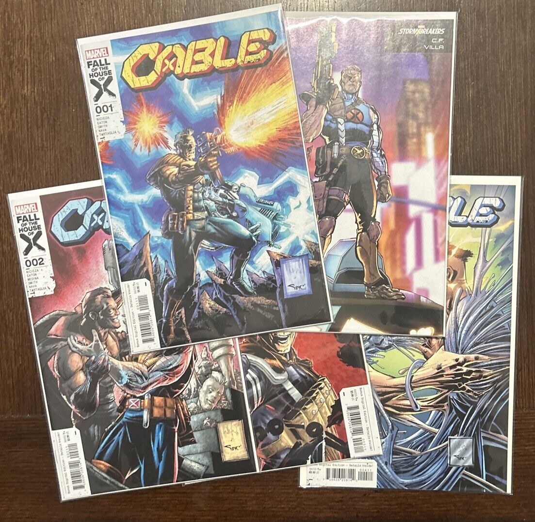 Cable (2024) 1 2 3 4 1-4 FULL RUN X-Men FALL OF X NICIEZA COMPLETE Variant