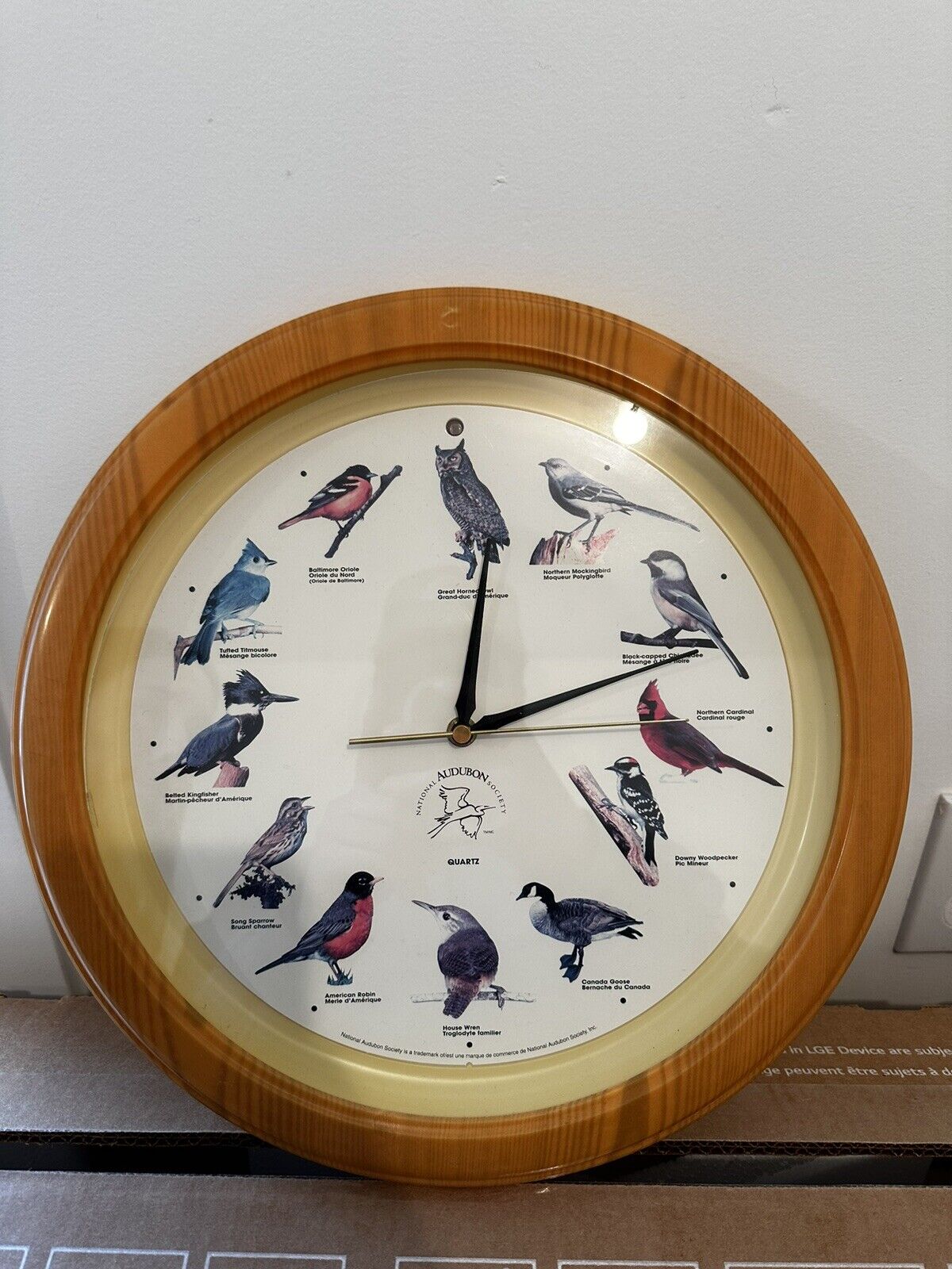 Vintage Bird Clock, Basically Brand New. No Scratches Or Chips.