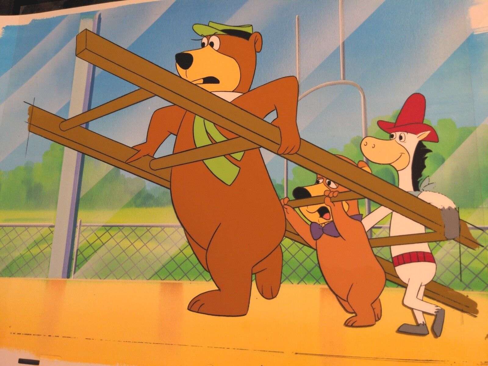 Yogi Bear Movie animation cel production art Hanna-Barbera vintage cartoons HT