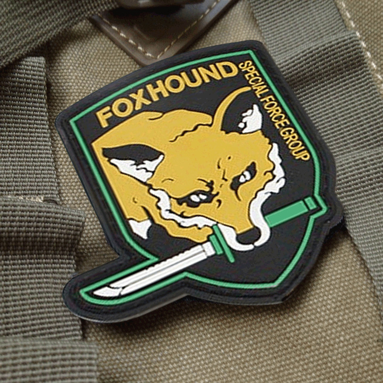 USA FOXHOUND ARMY MILITARY Specia Force TACTICAL PVC PATCH Badge