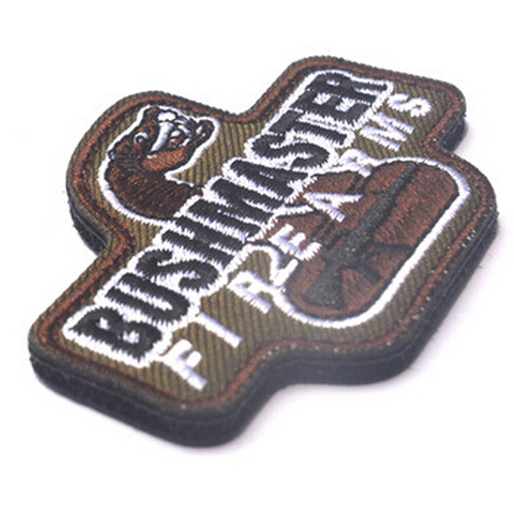 USA Army BushMaster Patches Specia Force 3D EMBROIDERY HOOK Patch