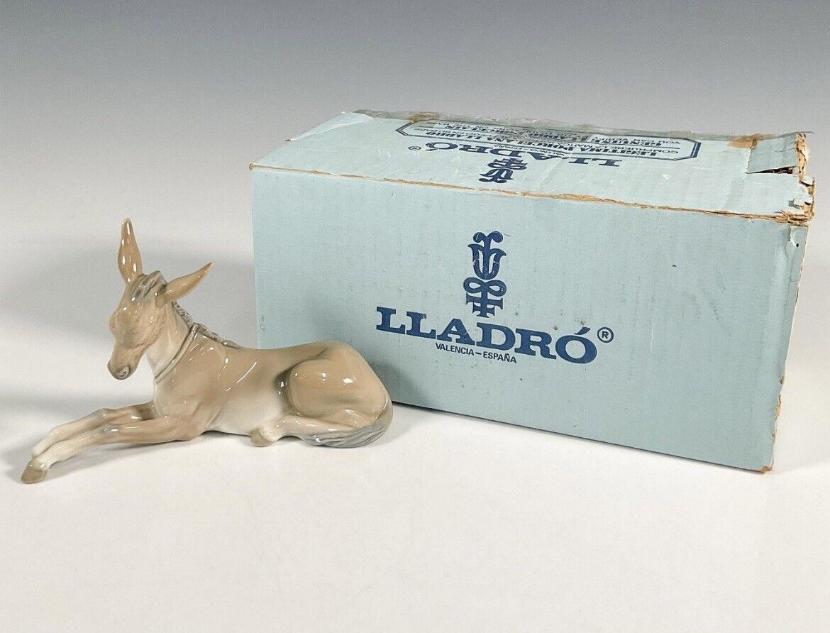 Vintage Lladro Nativity DONKEY 4679 ~ Original Box ~ Mint